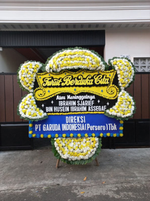 Papan Bunga Duka di Kateng